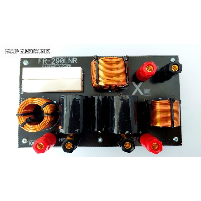 Crossover pasif 2 way midle-high ( double speaker+ tweeter)