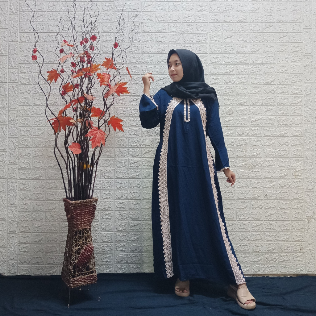 Gamis Renda Arab Isyana LD 110 PB 135