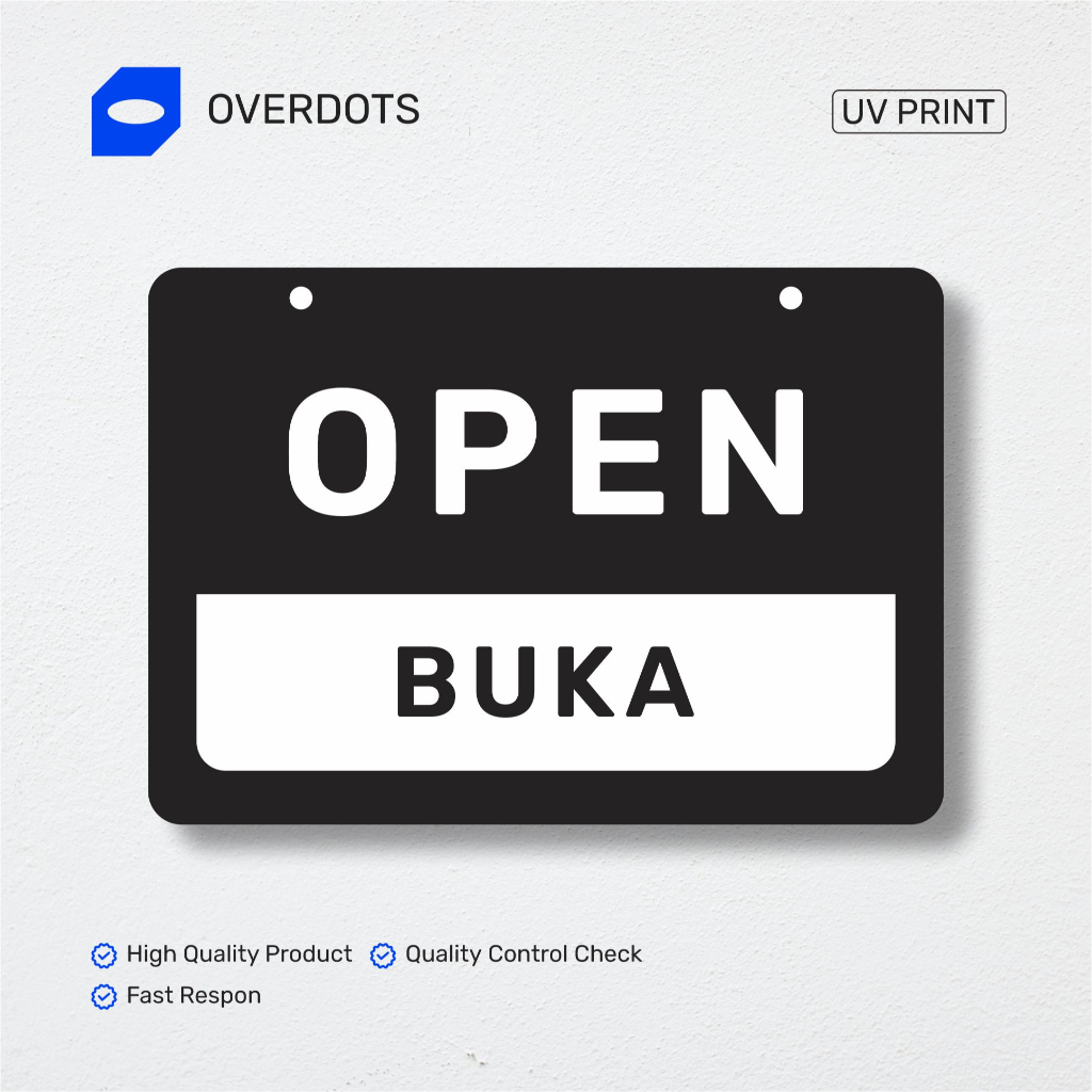 

Open Closed | Papan Akrilik Rectangle | Sign Board Acrylic Print UV | Custom Akrilik Print UV | Papan Petunjuk Arah Gabntung