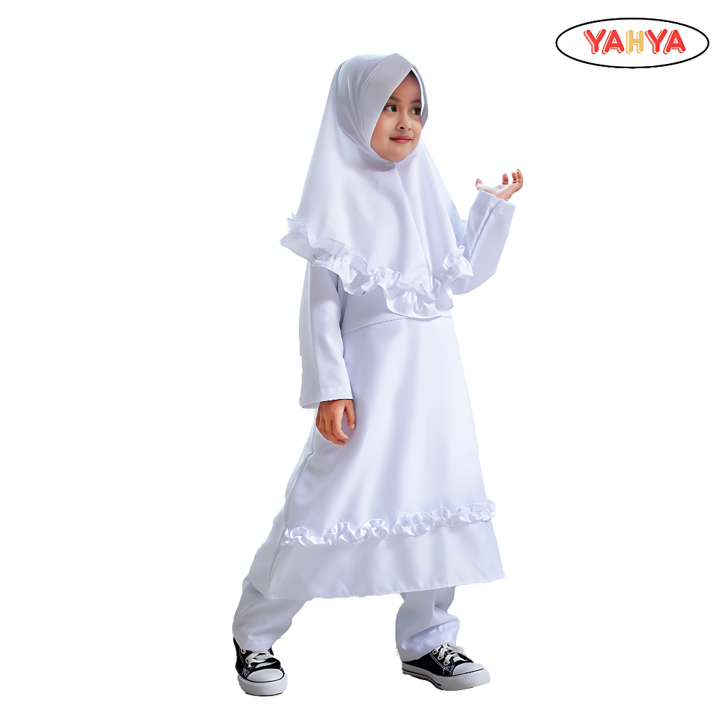Baju Setelan Anak Putih Baju Manasik Baju Seragam Setelan Celana Tunik Putih Anak