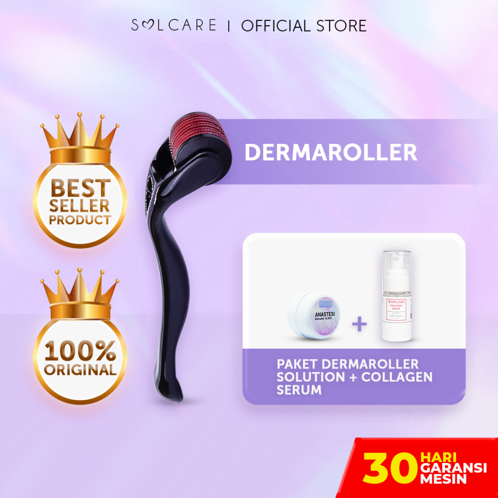 [COD] Solcare Dermaroller Solution - Serum Beautee Penghilang Bopeng