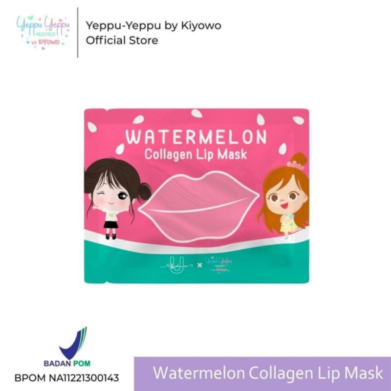 YEPPU-YEPPU BY KIYOWO COLLAGEN LIP MASK BPOM APPROVED