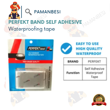 Perfekt band lakban flinkote waterproofing tape anti bocor per 1meter