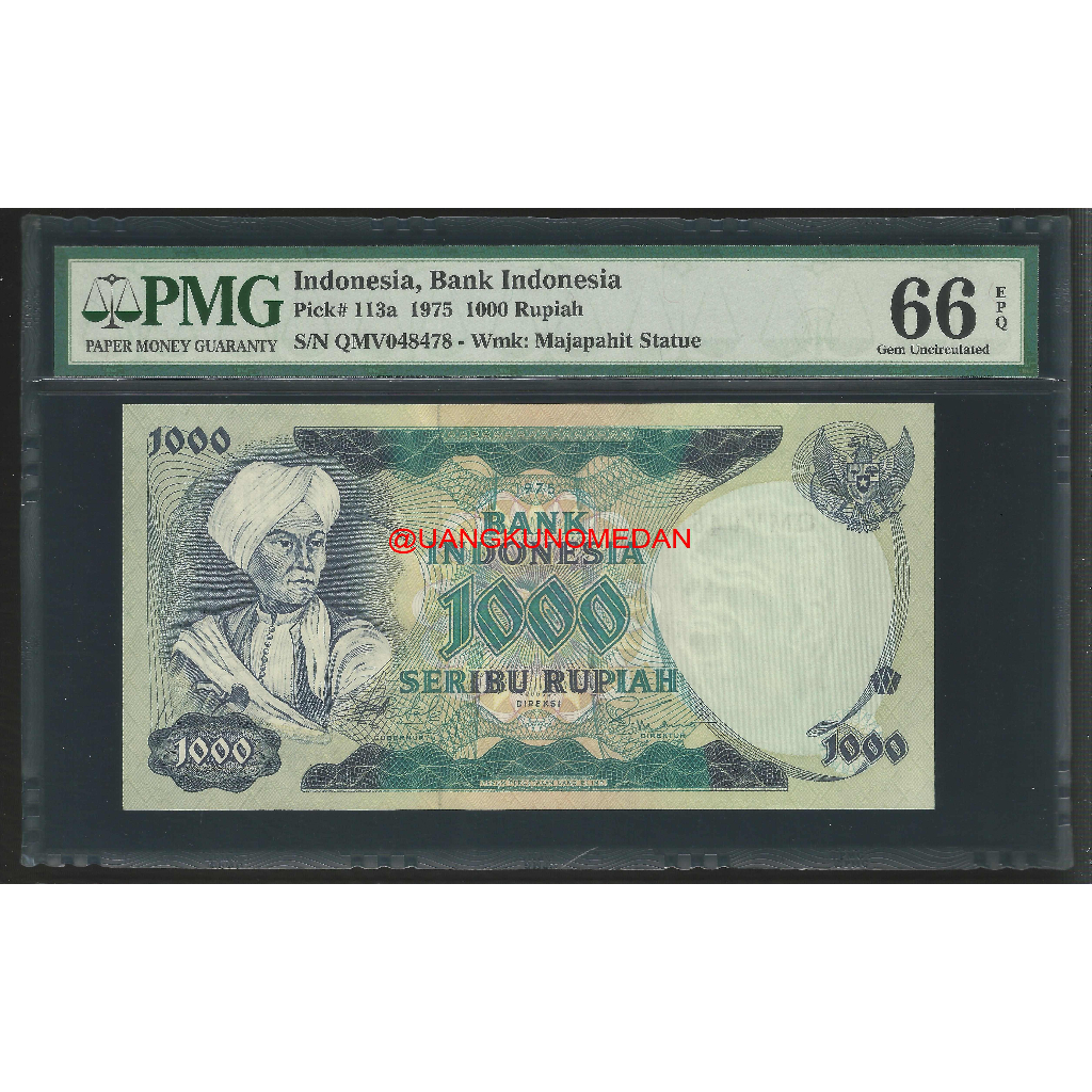 Uang Kuno 1000 Rupiah Diponegoro PMG