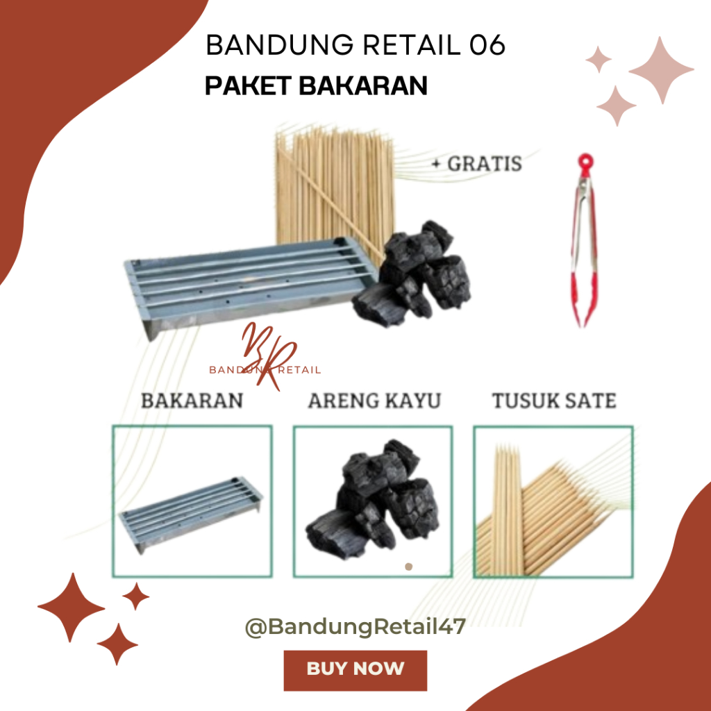 Paket Bakaran Arang Jumbo Tusuk Sate Gratis Capitan Promo Bakaran Idul Adha Bakaran Sate Sosis Tebal