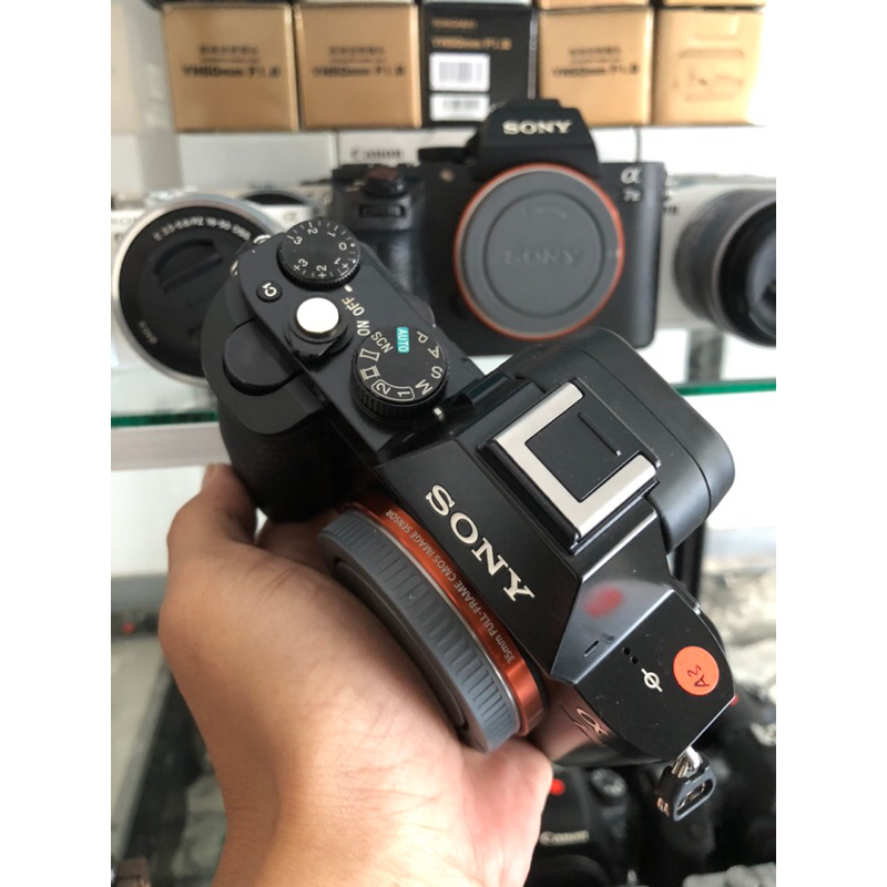 sony a7 clasic fulframe body only lengkap box