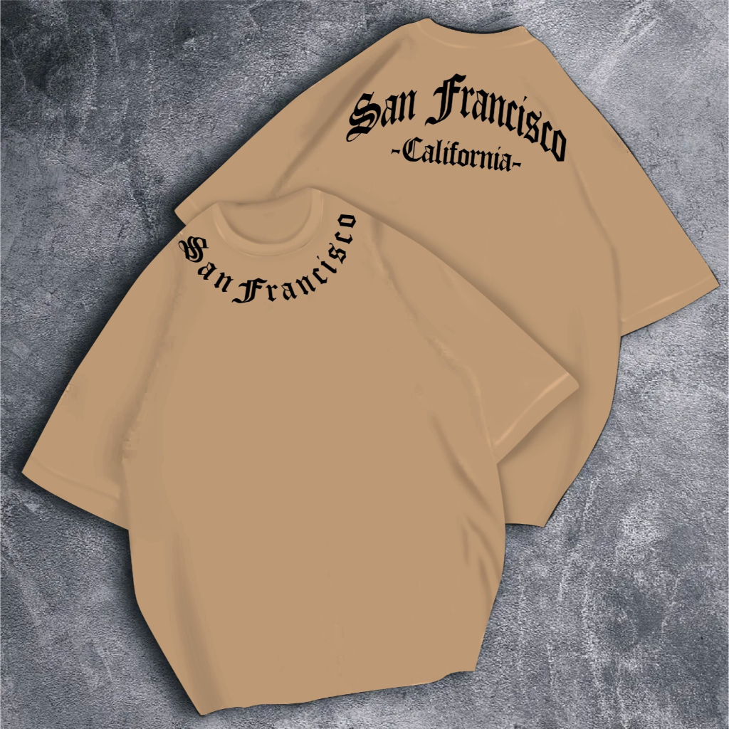 KAOS TSHIRT ATASAN PRIA SAN ANDREAS/LA/SAN FRANSISCO