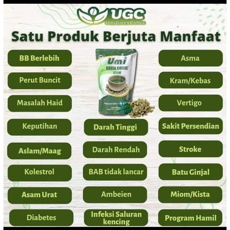 

UMI GREEN COFFEE (UGC)