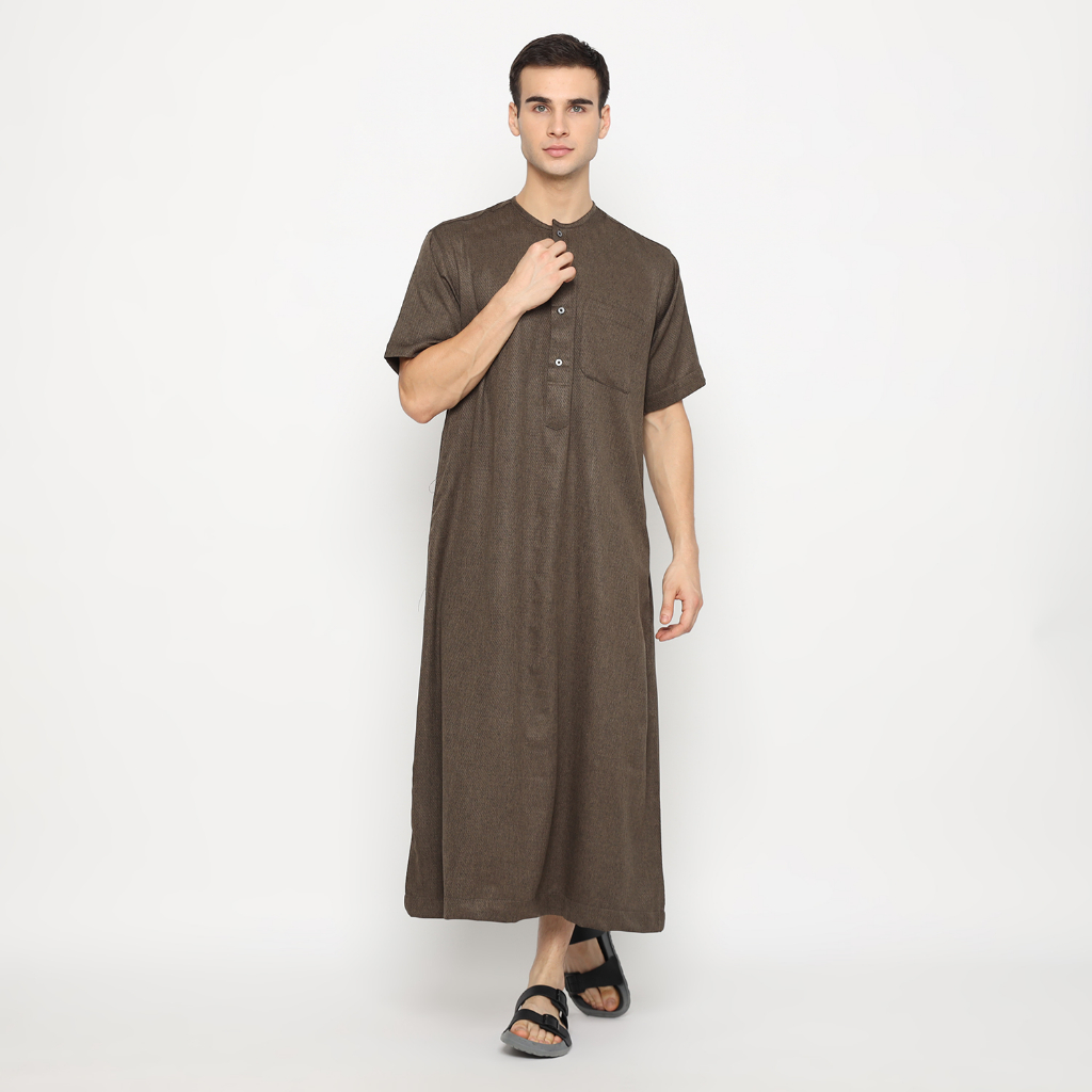 LATAHZAN GAMIS PRIA LENGAN PENDEK DUBAI 01 NEW KOPI