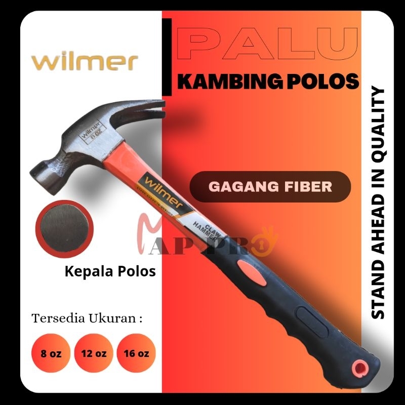 Palu Kambing Fiber | Palu Kambing Gagang Fiber | Claw Hammer | Martil Tukang