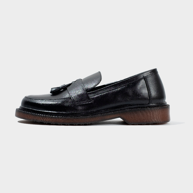 Sepatu Loafers Casual Formal Kulit Slip On Pria Original - Satmata Naruna