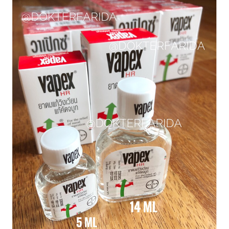 VAPEX Inhaler 2 in 1 | Minyak Angin - Original Thailand