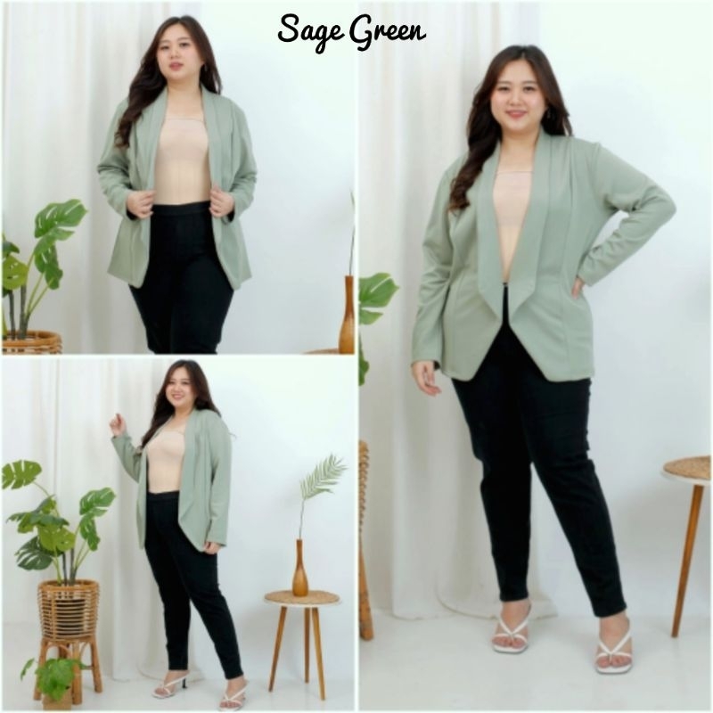 (NEW!!) BIGSIZE BLAZER JUMBO ATASAN BLAZER WANITA JUMBO