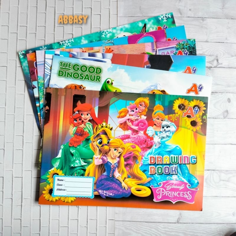 

Buku Gambar A4 Murah / karakter campur 10 gambar ( perpack isi 10 buku )