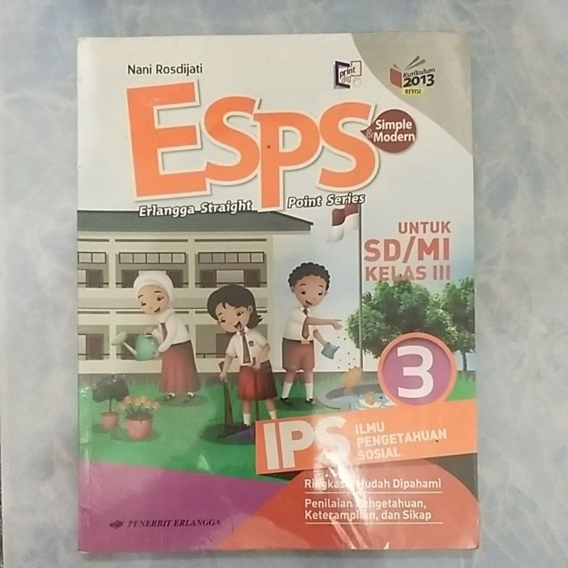 (  New ) ESPS IPS 3 Kelas 3 SD Kurikulum 2013