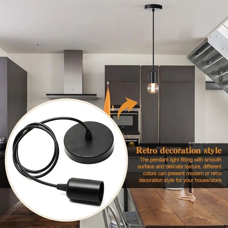 Fitting Rotasi 180 Derajat - Fitting Dinding - Fitting Lampu Gantung - Lampu Hias