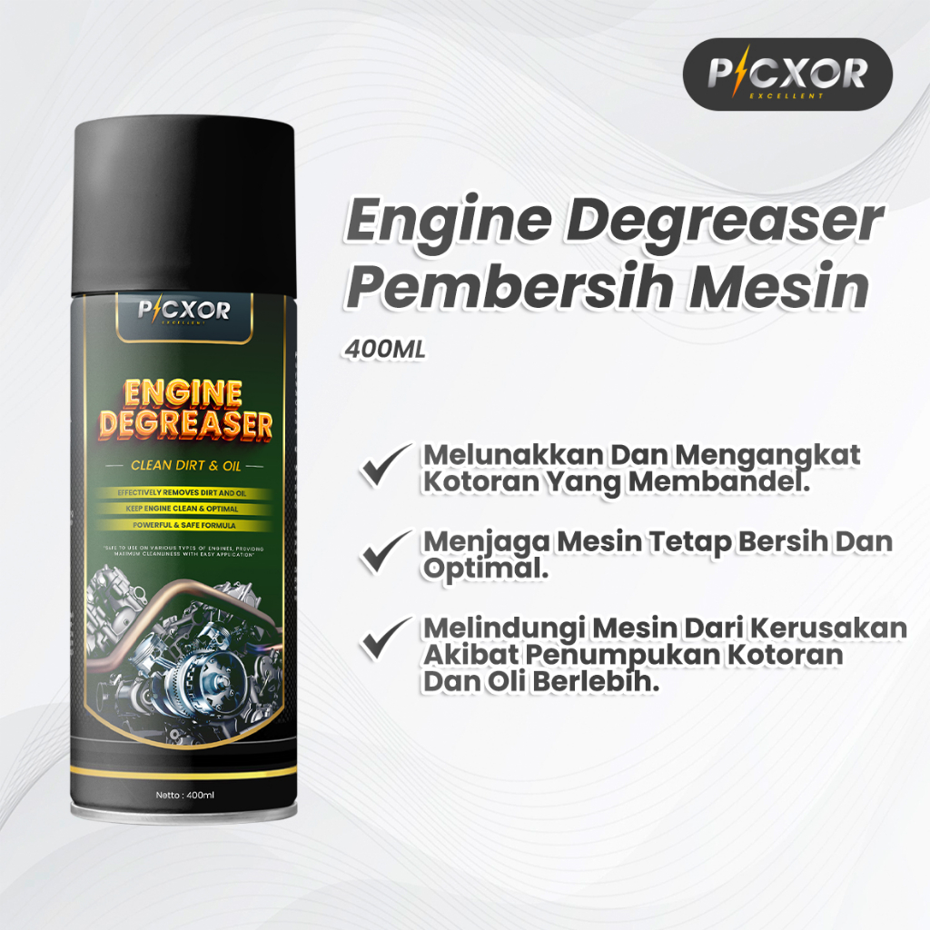 PICXOR Engine Degreaser - Pembersih Oli Kotoran Mesin Degreaser Mobil Motor