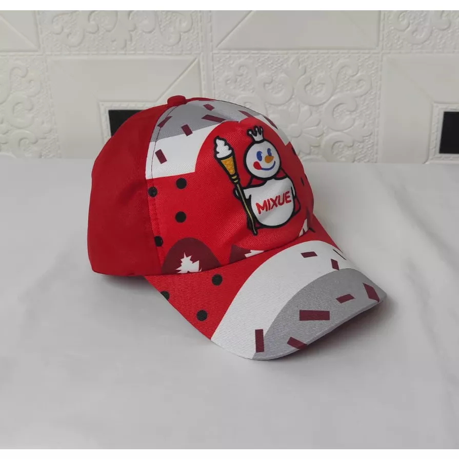 Topi Baseball Anak Mixue Printing 2023