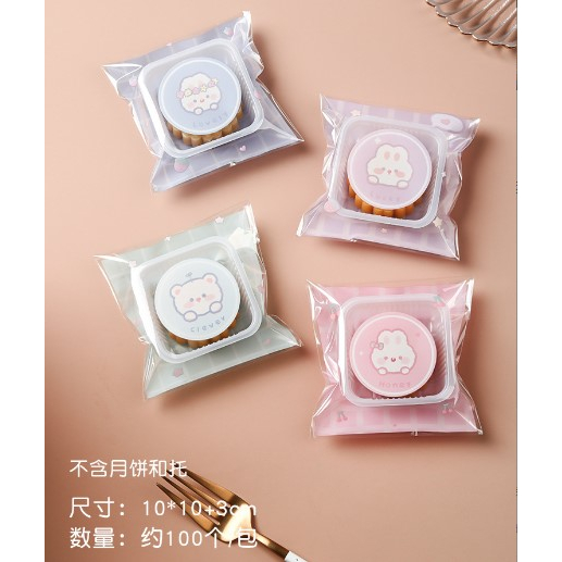 

Plastik Fancy Cookies - Kue - Permen HAPPY BUNNY 10x10