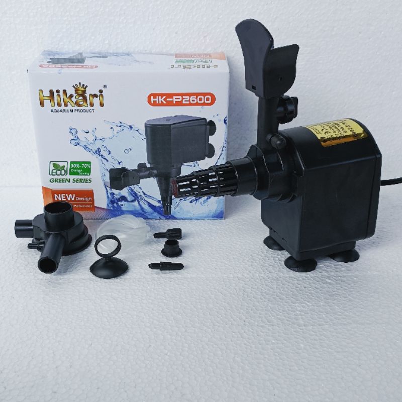 HIKARI HK-P 2600 Power heads ph 2000 Lph keatas mesin pompa celup kolam aquarium waterpump water pump submersible akuarium