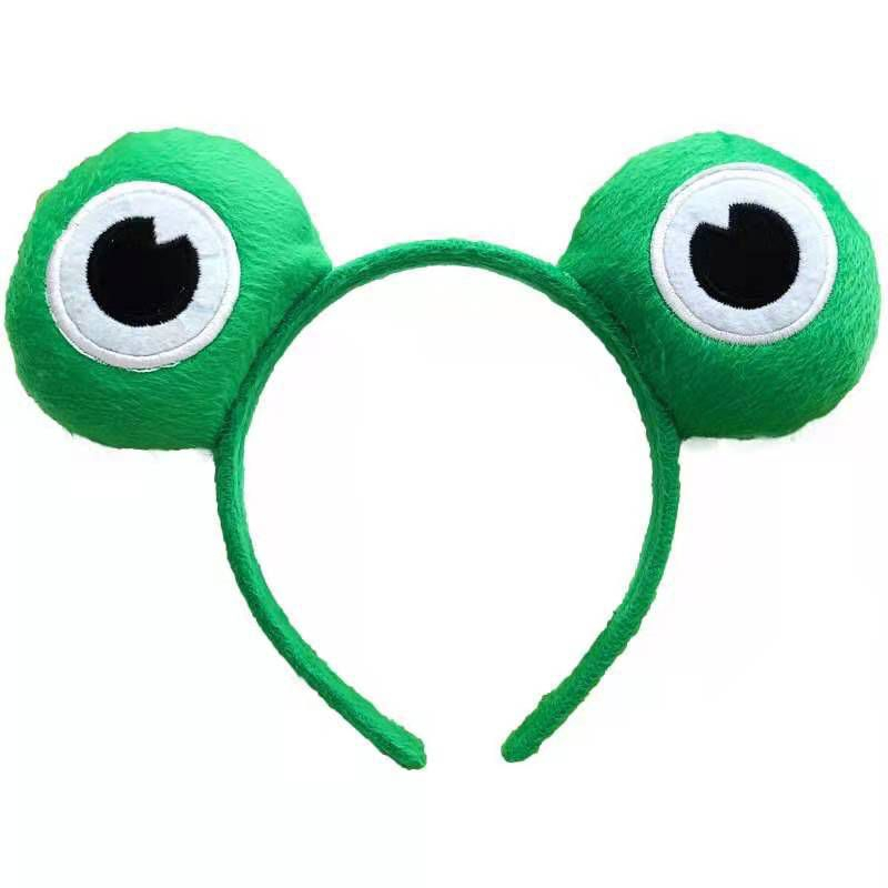 TS01- BD0069 BANDO  KODOK MATA BESAR / Keroppi Hijau Aksesoris Keropi Bando Keropi Kostum Kero Keroppi Frog Bando Kodok