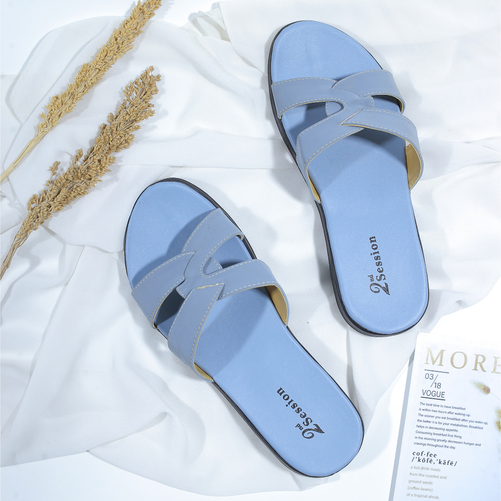 sandal slop wanita murah terbaru kekinian Ss 17
