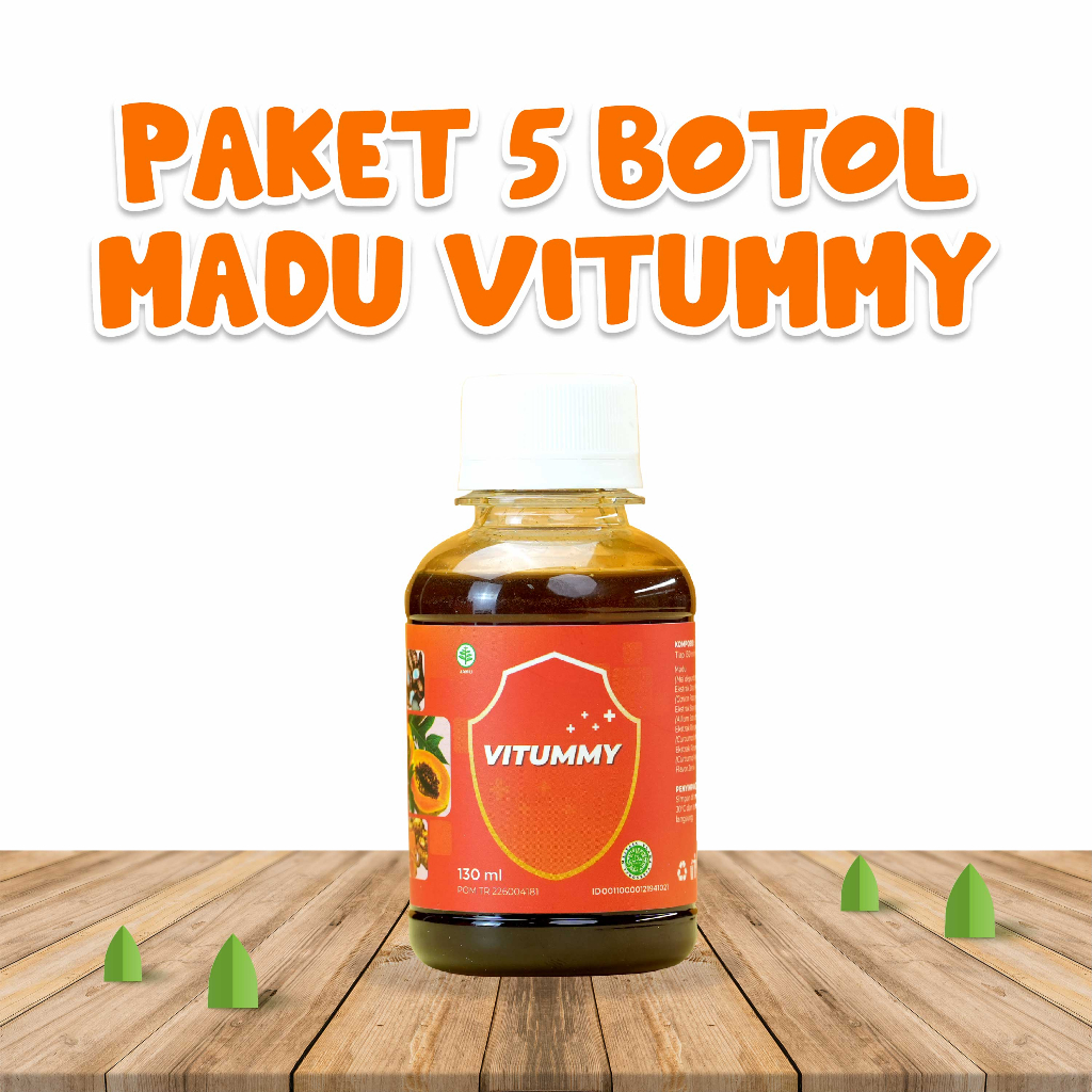 Vitummy -  Madu Paket 5 Botol 130ml