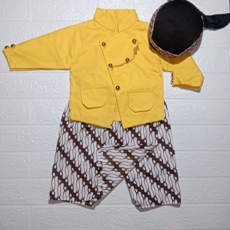 FREE BLANGKON☑️ beskap anak laki laki beskap bayi realpict beskap murah bekap lucu beskap jadul baju