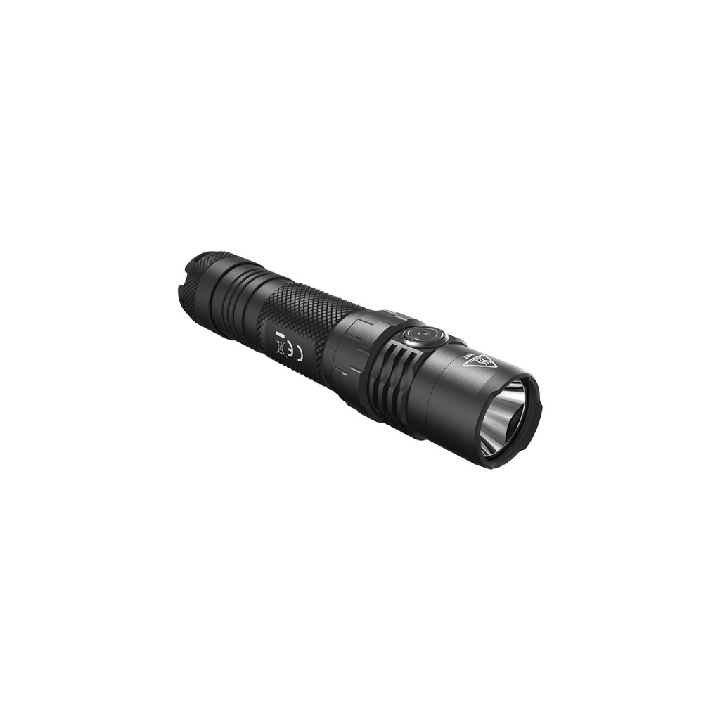 NITECORE Senter LED EDC Flashlight Strobe IP68 4000mAh 1800lm - MH10S - Black