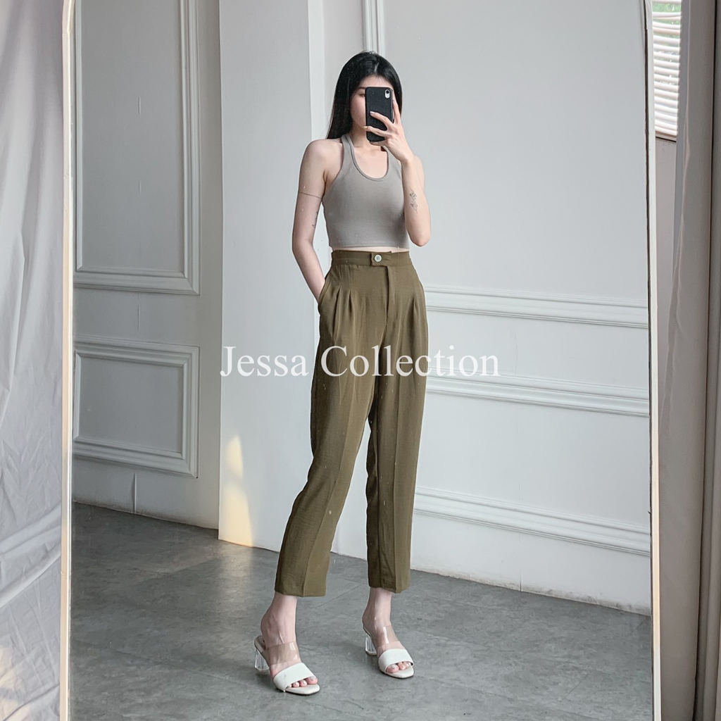 Premium Rythem Highwaist Pants TH 212 CEY AIRFLOW