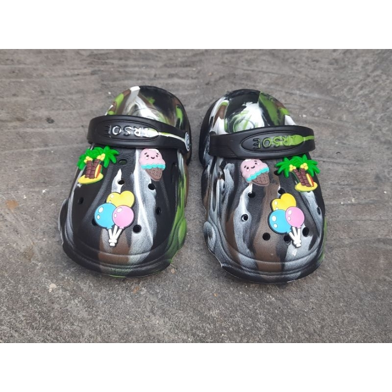 sandal karet baim anak motif baru