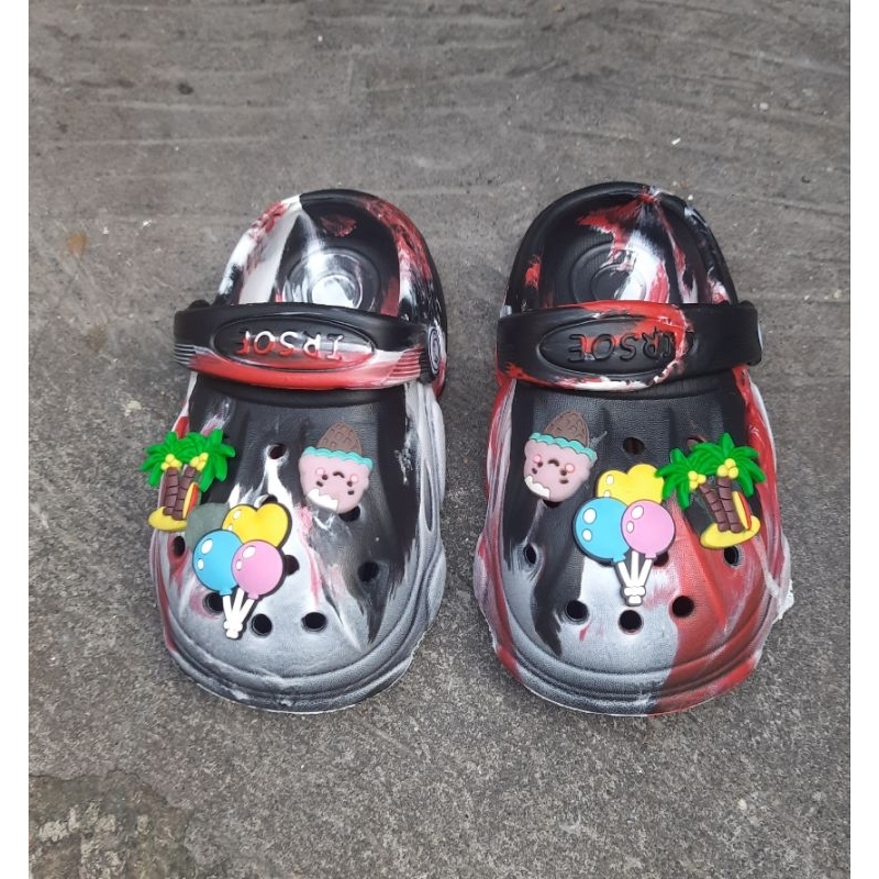 sandal karet baim anak motif baru