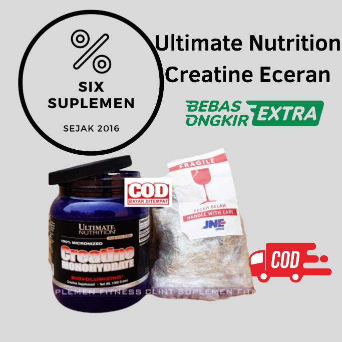 Ultimate Nutrition Creatine Monohydrate 100 gram (Eceran/Repack)