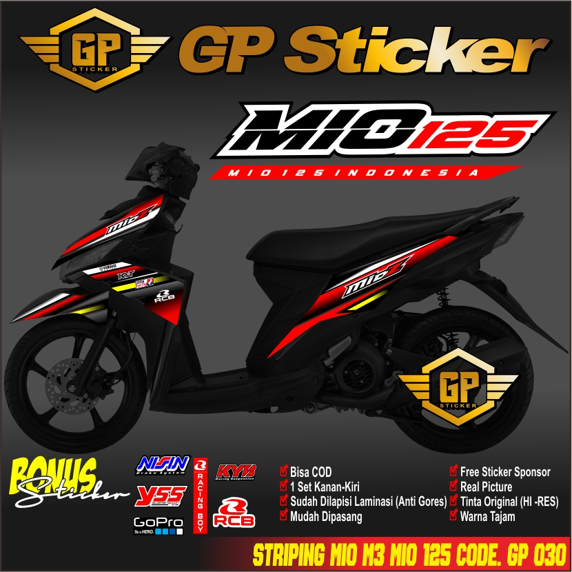 Stiker Mio M3/Z Decal Striping Standar keren Mio M3/Z mio m3 stiker mio m3 hologram/VINYL GP 030