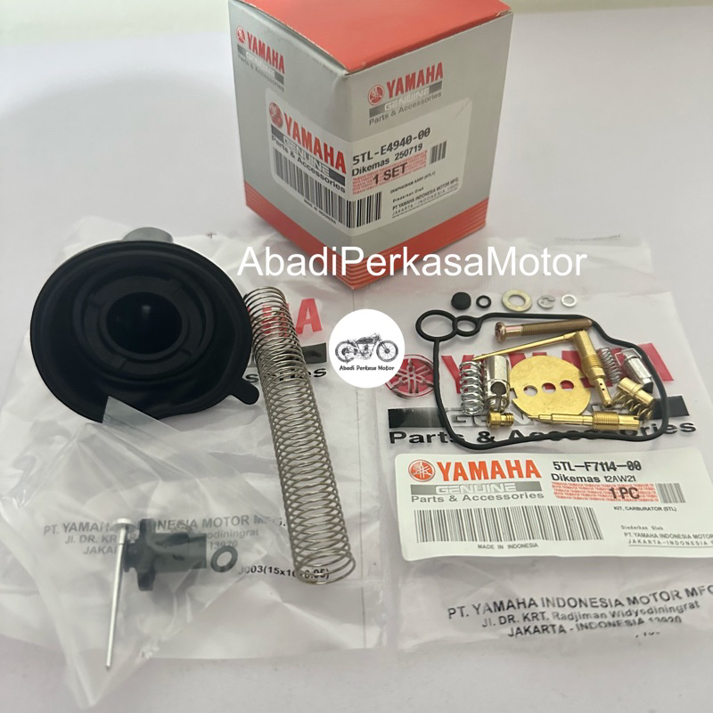 Karet Vakum + Repair Kit Yamaha Mio Sporty Smile Soul Nouvo Fino Karbu (5TL)