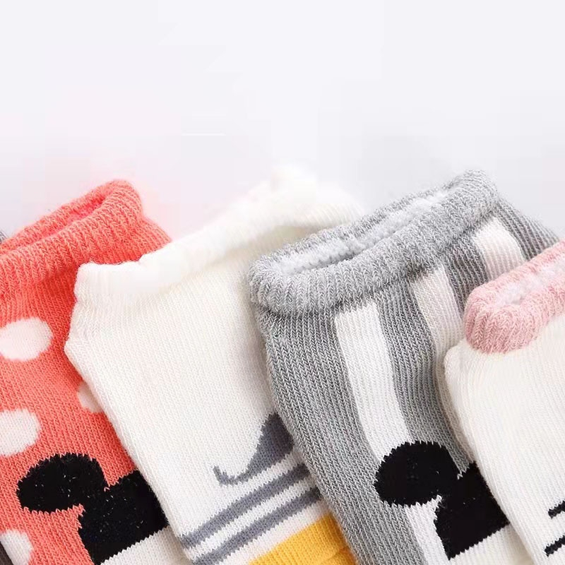 Kaos Kaki Pendek Bayi Korea Import Anti Slip Karakter  | Kaos Kaki Anak Prewalker