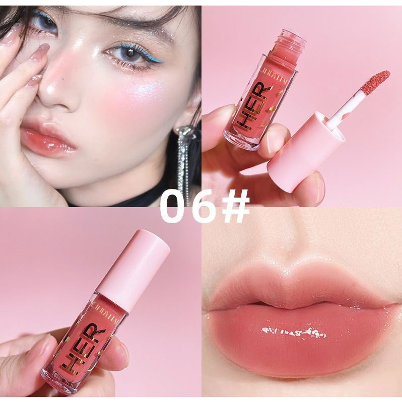 CINDYNAL Her Dragon Ranee Lip Gloss Moisturizing Lip Glow-06 GLITZY