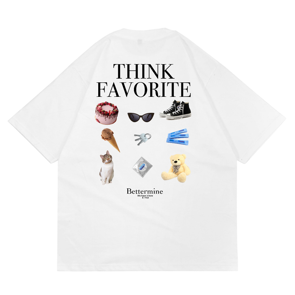 T-Shirt | Oversize | Favorite | White | Bettermine