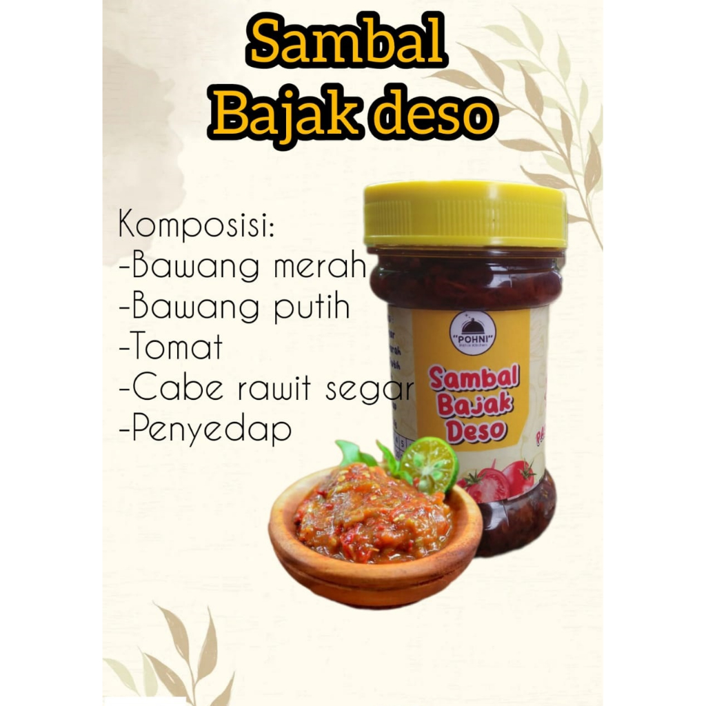 

Sambal Bajak Deso Pohni Kitchen