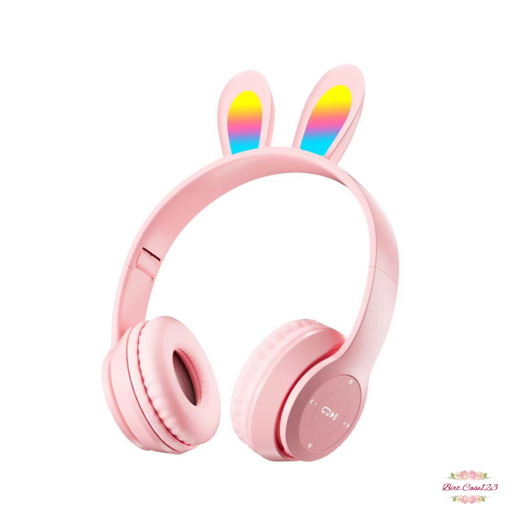 P47R CAT EARS HEADSET headphone Hf bando telinga kucing LED BANDO BLUETOOTH wireles RGB GAME HEADSET G-P47R LED WIRELESS super BASS BC8069