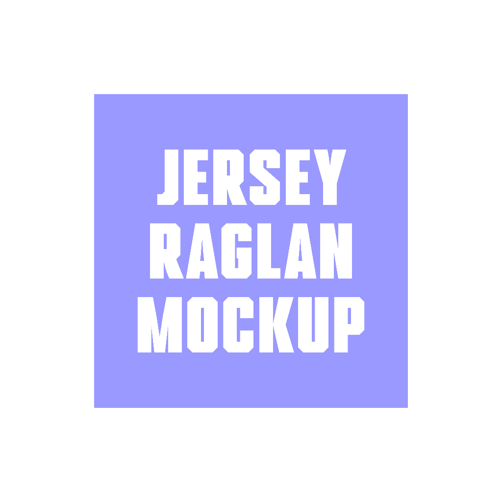 MOCKUP JERSEY RAGLAN COREL DRAW