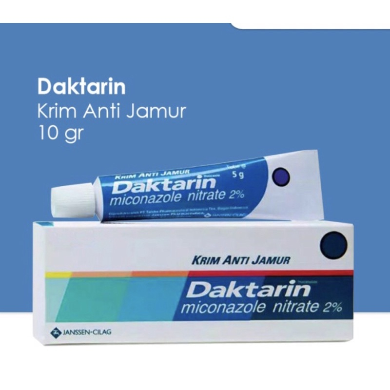 Daktarin Krim Anti Jamur 10gr / 5 gr PRODUK BPOM / ORIGINAL