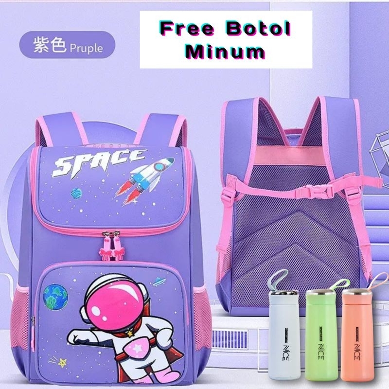 Terbaru Ransel Anak Ransel Sekolah Ransel Motif Astronot Ransel Unisex