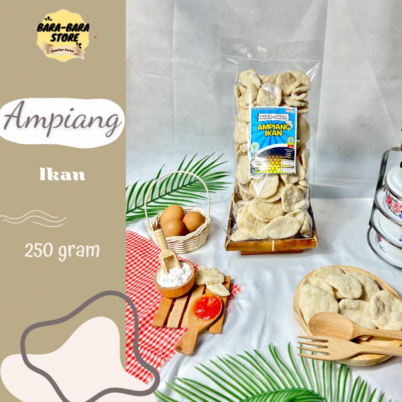 

Ampiang ikan/kritek Bangka/snack kurau/cemilan instan kemasan 250gram