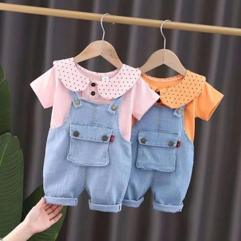 OVERALL // CELANA KODOK JEANS ANAK TERBARU USIA 1 - 7 TAHUN