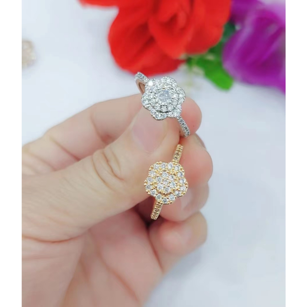 Cincin Xuping Permata Lapis Emas R614 615 616