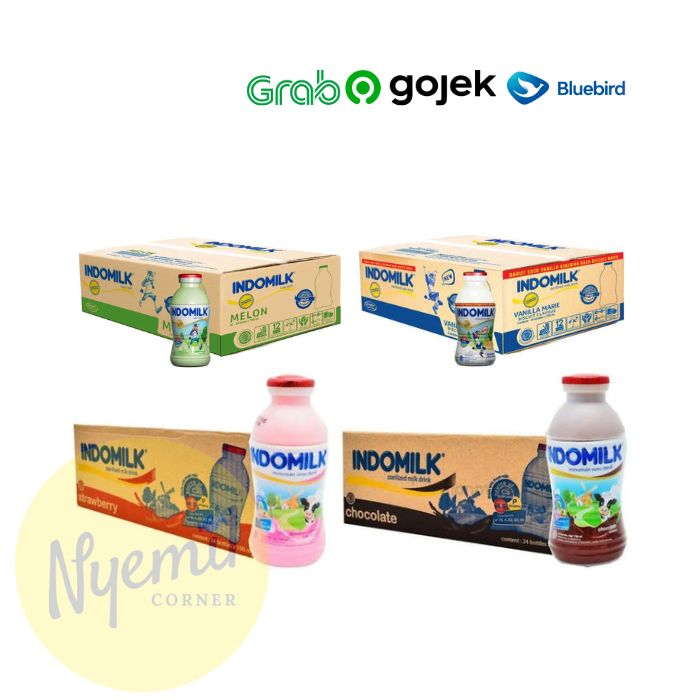 

[DUS] INDOMILK Susu Botol 190ml (24pcs)
