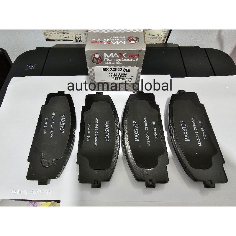 brake pad kampas rem depan Toyota Hiace commuter ceramic MAXSTOP