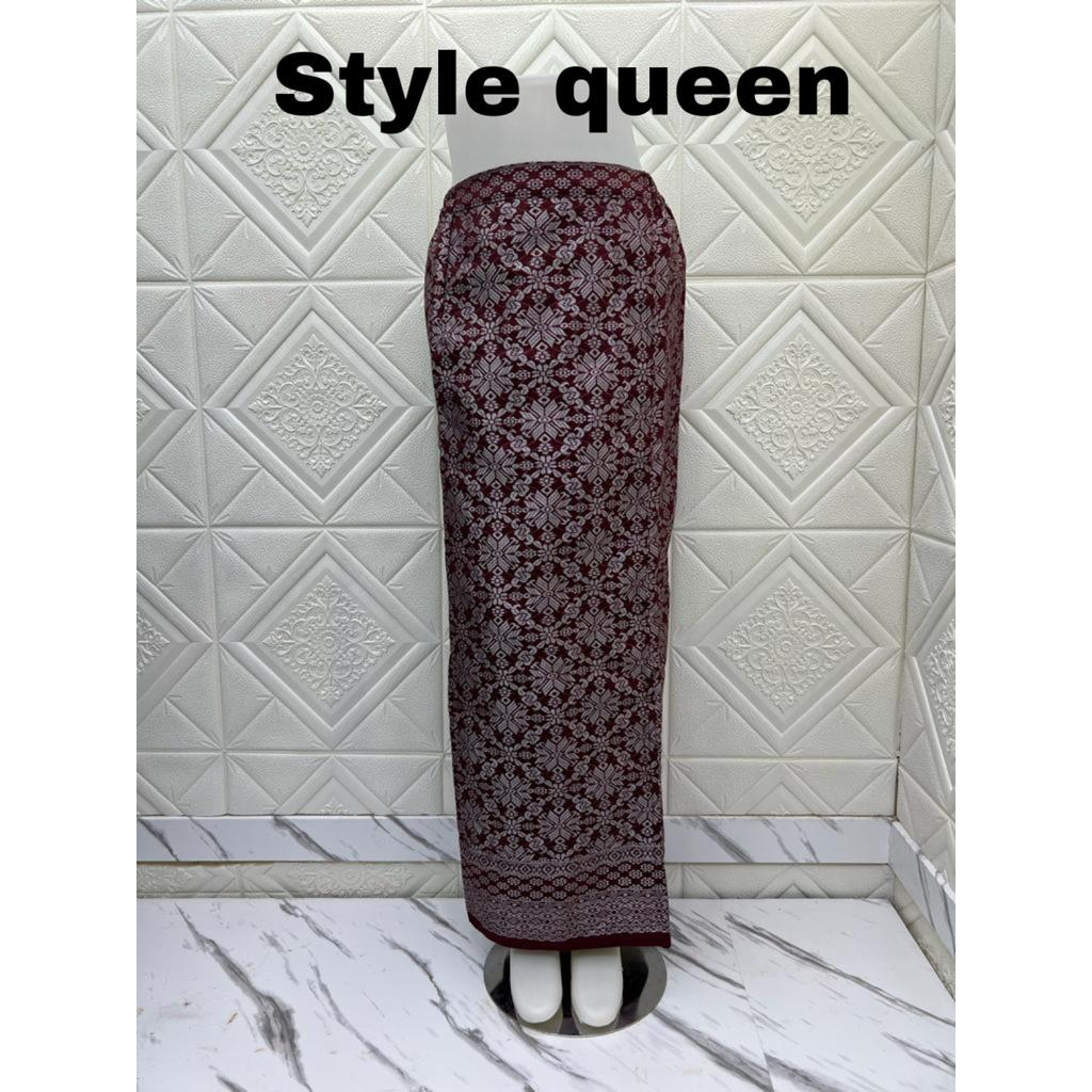 Style Queen-Rok Songket Span Serian Terbaru