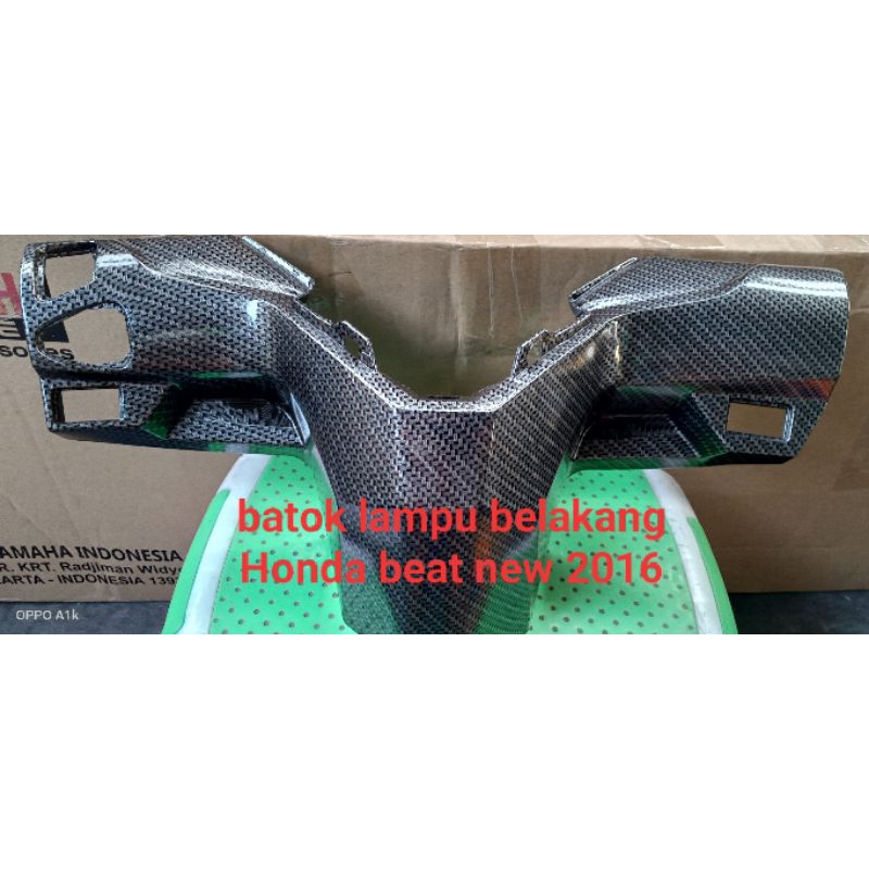 batok lampu belakang Honda BEAT new 2016 carbon